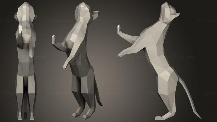 Figurines simple (Gato3, STKPR_1802) 3D models for cnc